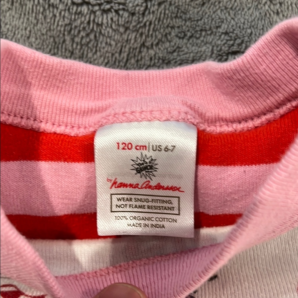 Hanna Andersson Girls' Heart and Character Print Shirt